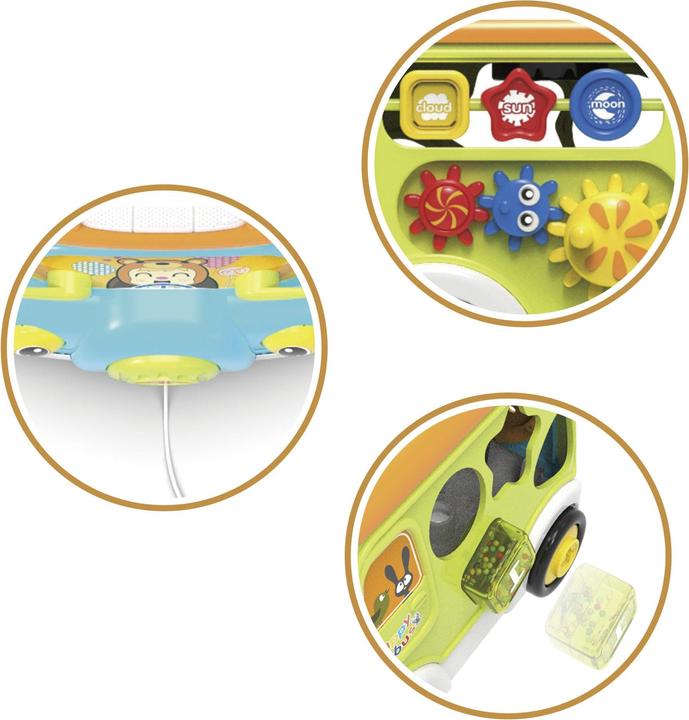 Actual product image Scandinavian Baby Products Activity Musical Bus (English)