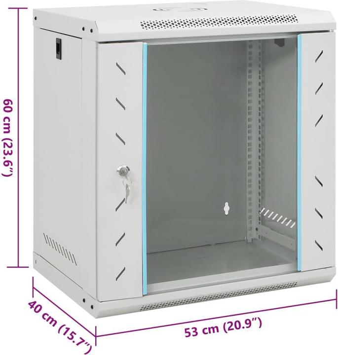Actual product image vidaXL Lanzo (12 RU, 19 inch rack)