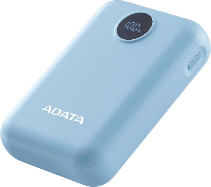 Actual product image Adata Powerbank P10022-12 10000 mAh, Akkutyp: Lithium-Polymer (10000 mAh, 15 W, 37 Wh)