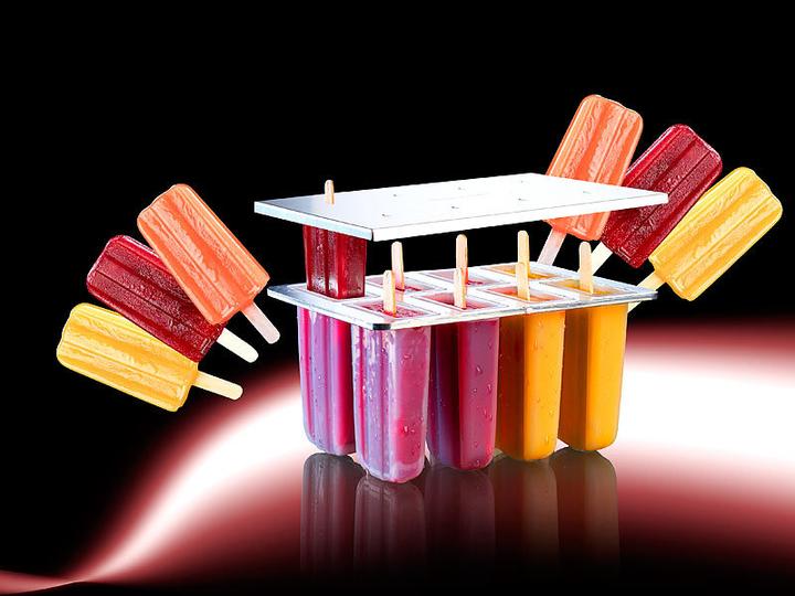 Actual product image Rosenstein & Söhne Popsicle maker incl. wooden sticks
