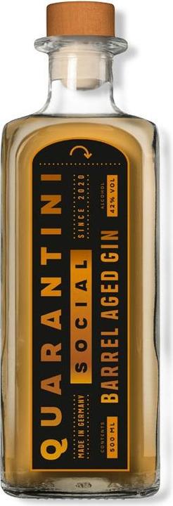 Produktbild Quarantini Social Barrel Aged Gin