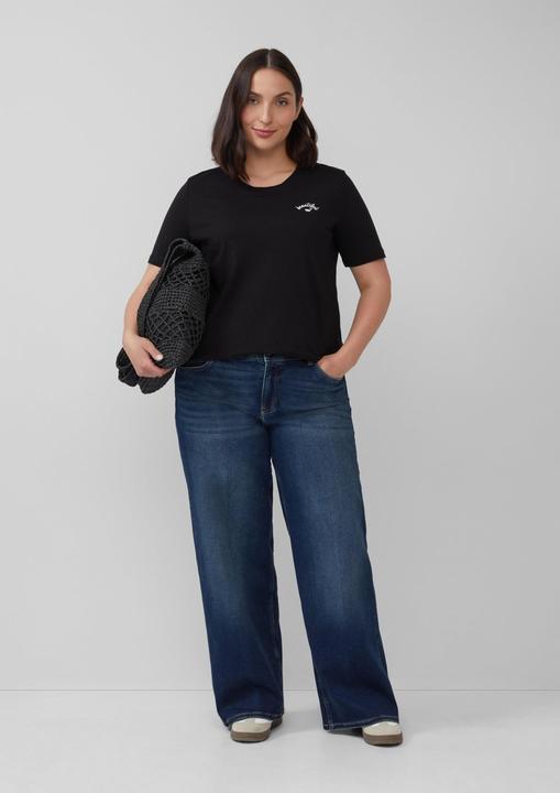 Produktbild S.Oliver T-Shirt Jersey-Shirt aus Baumwolle mit Stickerei (44)