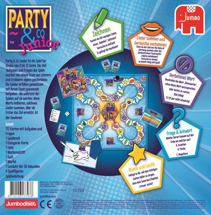 Produktbild Jumbo Party & Co. Junior (Deutsch, 3 - 20 Spieler)
