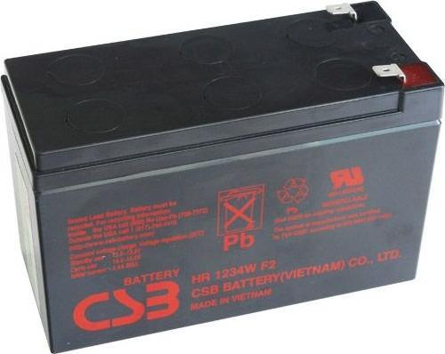 Actual product image CSB Battery CSB HR1234WF2 12V 34WATT (12 V, 9 Ah)