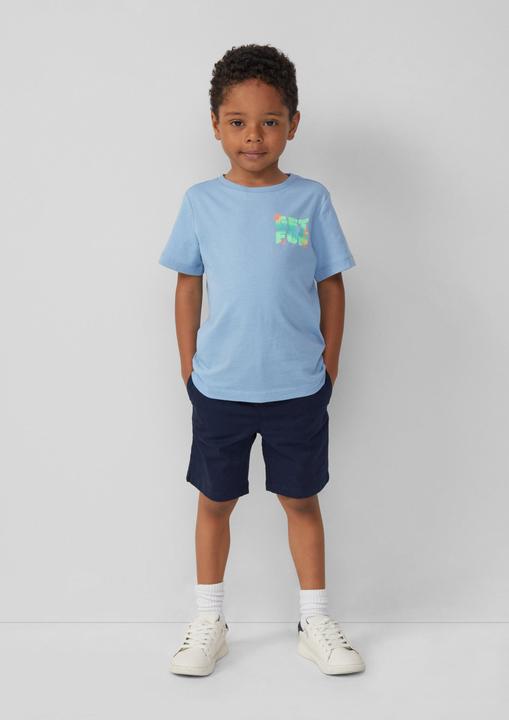 Produktbild S.Oliver T-Shirt Baumwoll-T-Shirt mit Front- und Rückenprint (140)