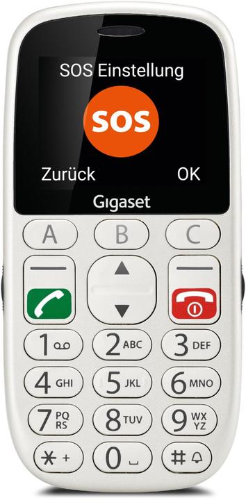 Productafbeelding Gigaset GL390 Dual SIM - Parelwit (2.20", 0.30 Mpx, 2G)