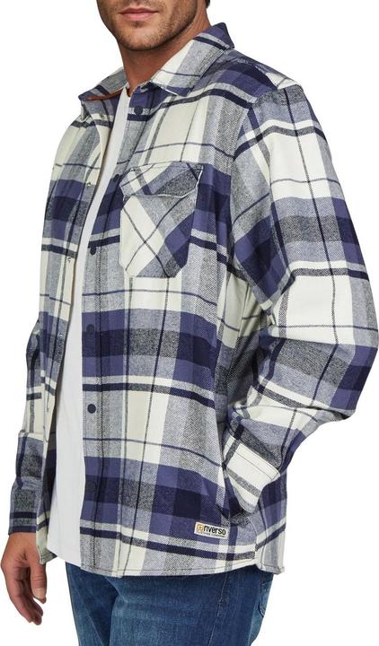 Crema bianco-blu indaco