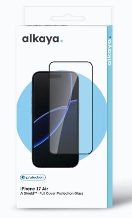 Alkaya A Shield Displayschutzglass 3D Full Cover,iPhone 17Air, Transparent (Apple iPhone 17)