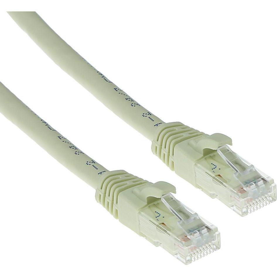 Thumbnail - ACT Ivory 30 meter U/UTP CAT6 patch cable snagless with RJ45 connectors. Cat6 u/utp snagless iv 30.00m (U/UTP, CAT6, 30 ...