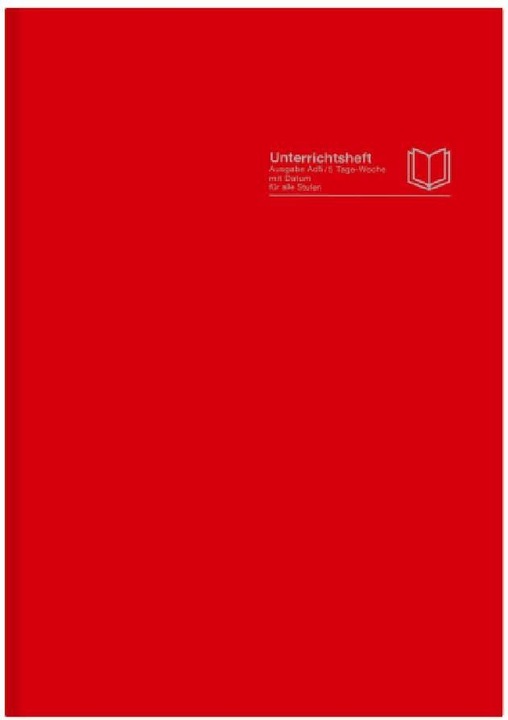 Produktbild Unterrichtsheft für alle Stufen (A4, Harter Einband, Deutsch)