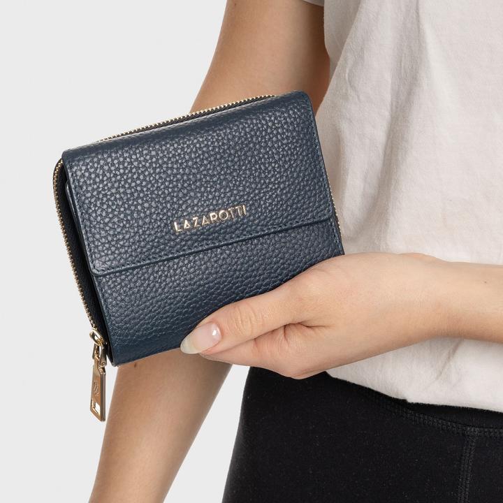 Actual product image Lazarotti Bologna Leather wallet leather 12 cm