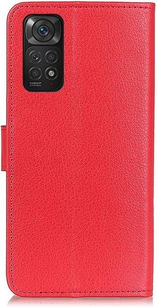 Actual product image MU Classic Litchi Leather Bookcover Series (Xiaomi Redmi Note 11S, Xiaomi Redmi Note 11)