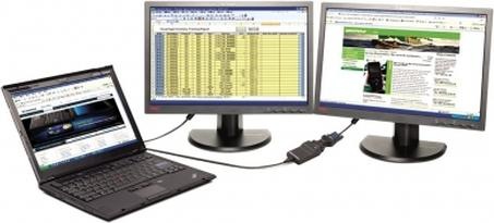 Produktbild Lenovo USB 3.0 zu (DVI, VGA, 8 cm)