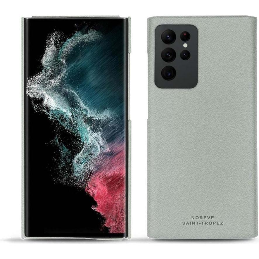 Thumbnail - Noreve Lederschutzhülle (Samsung Galaxy S22 Ultra (5G)), Smartphone Hülle, Grau