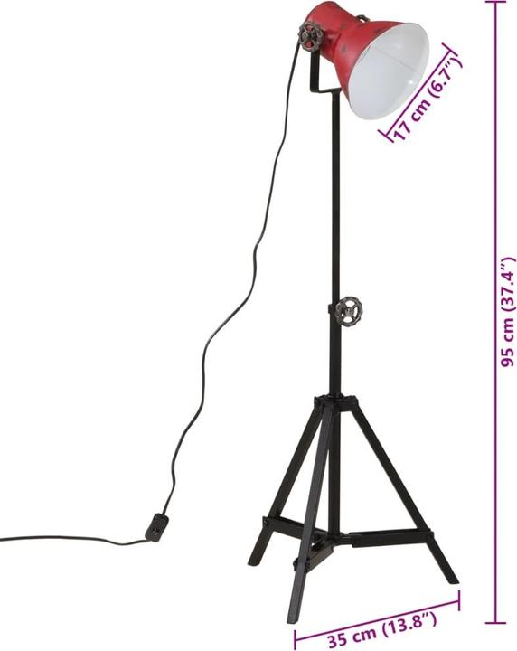 Actual product image vidaXL Stehlampe (E27)