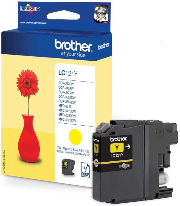 Actual product image Brother Lc-121y (Y)