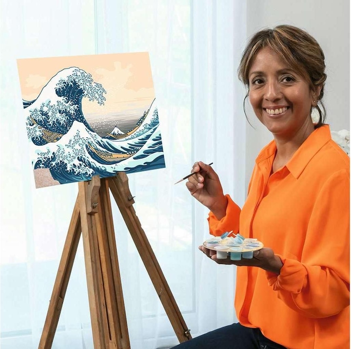 Immagine prodotto Ravensburger Pittura per numeri La Grande Onda (Hokusai)