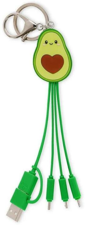 Produktbild Legami Schlüsselanhänger Mehrfach-Ladekabel Avocado