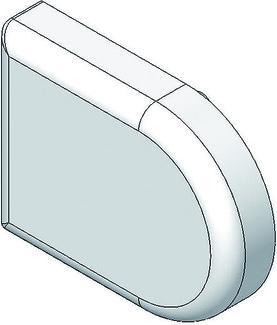 Immagine prodotto Blum Cappucci per cerniera per ante in vetro 94 ° (1 pz.)