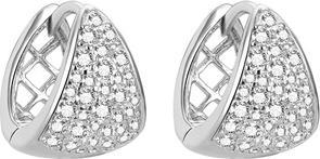 Produktbild Agato Sparkling silver earrings with zircons AGUC3534