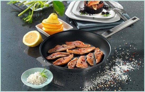 Actual product image Cristel Strate Amovible Stainless Steel Pan Non Stick Ø24cm (24 cm, Frying pan, Stainless steel)