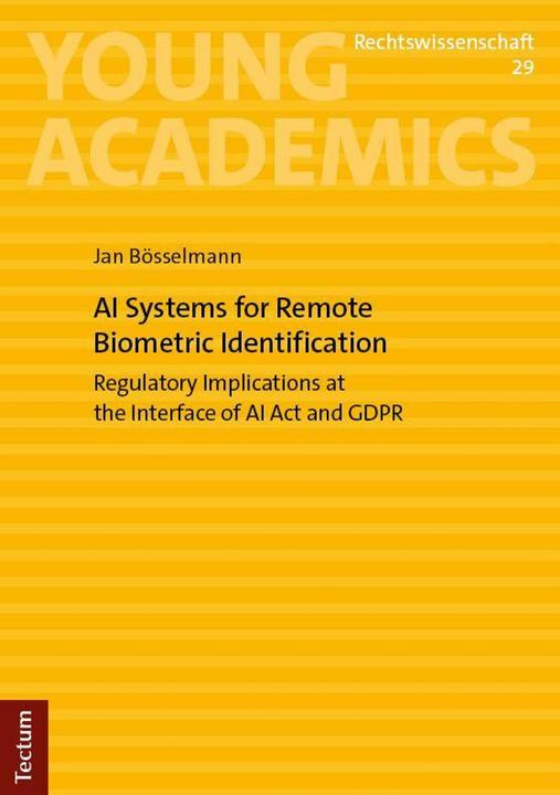 Produktbild AI Systems for Remote Biometric Identification (Englisch, Bösselmann, 2026)