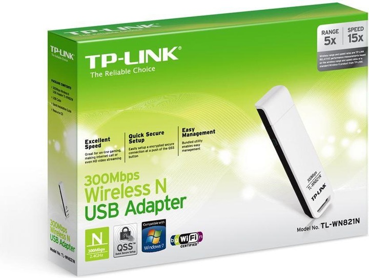Actual product image TP-Link Tl-Wn821n (USB 2.0)