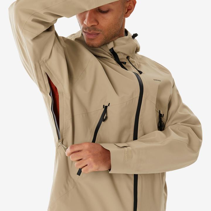 Actual product image Quechua Wanderjacke Herren - MH500 beige (3XL)