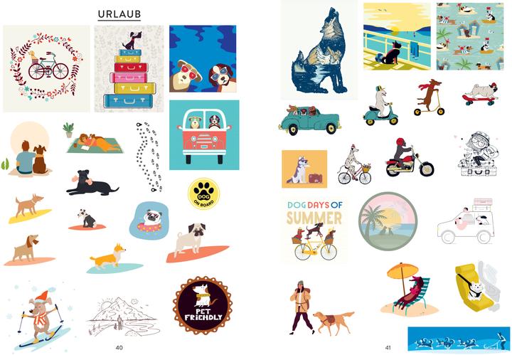 Actual product image Bullet Journal Sticker Book - Dog Happiness