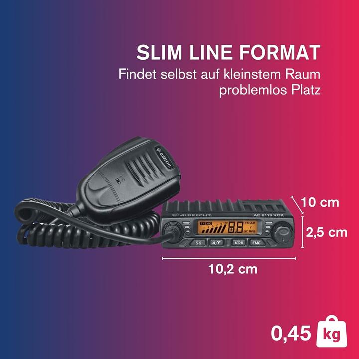 Produktbild Albrecht AE 6110 VOX (20 km)
