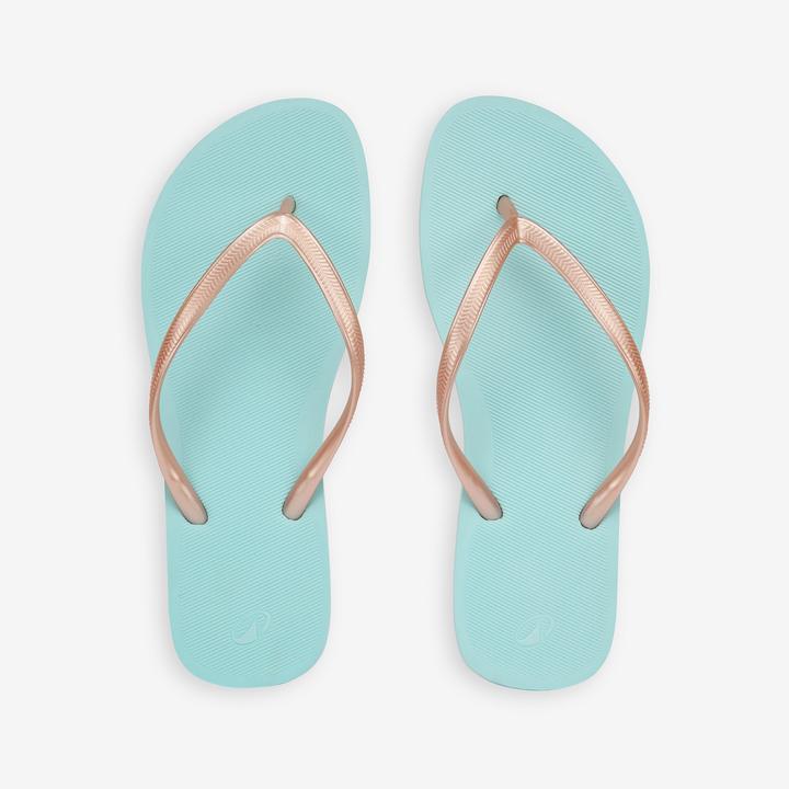 Image du produit Olaian Tongs femme 500 Or bleu (39, 40)