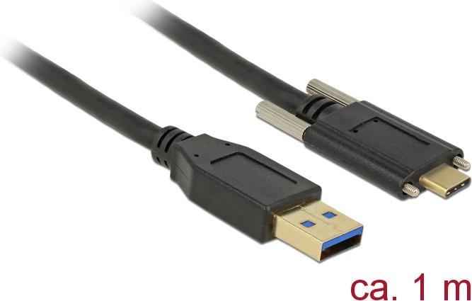 Image du produit Delock USB A — USB Typ C (1 m, USB 3.2 Gen 2)