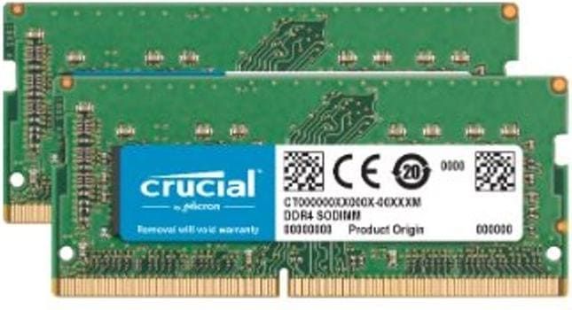 Produktbild Crucial Memory for Mac (2 x 8GB, 2400 MHz, DDR4-RAM, SO-DIMM)