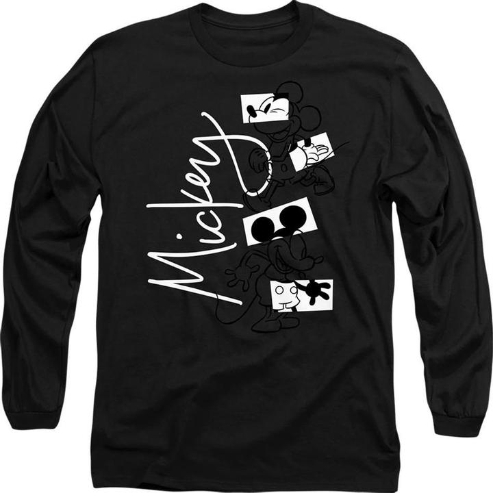 Actual product image Disney Unisex Adult Mickey Mouse Geometric Shapes T-Shirt (L)