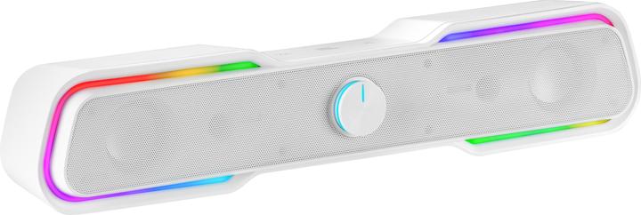 Image du produit Mars Gaming Enceinte Barre De Son Msbx RGB (Blanc) (10 W)