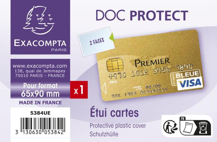 Produktbild Exacompta Schutzhülle Kreditkarte (65 x 100 mm, 1x)