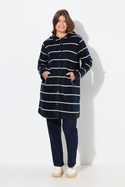 Produktbild Laurasøn Lange Fleecejacke, Kapuze, Langarm (50)