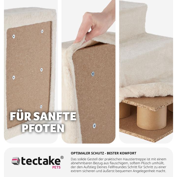 Produktbild tectake Haustiertreppe (Hund, Katze, Waschbar)