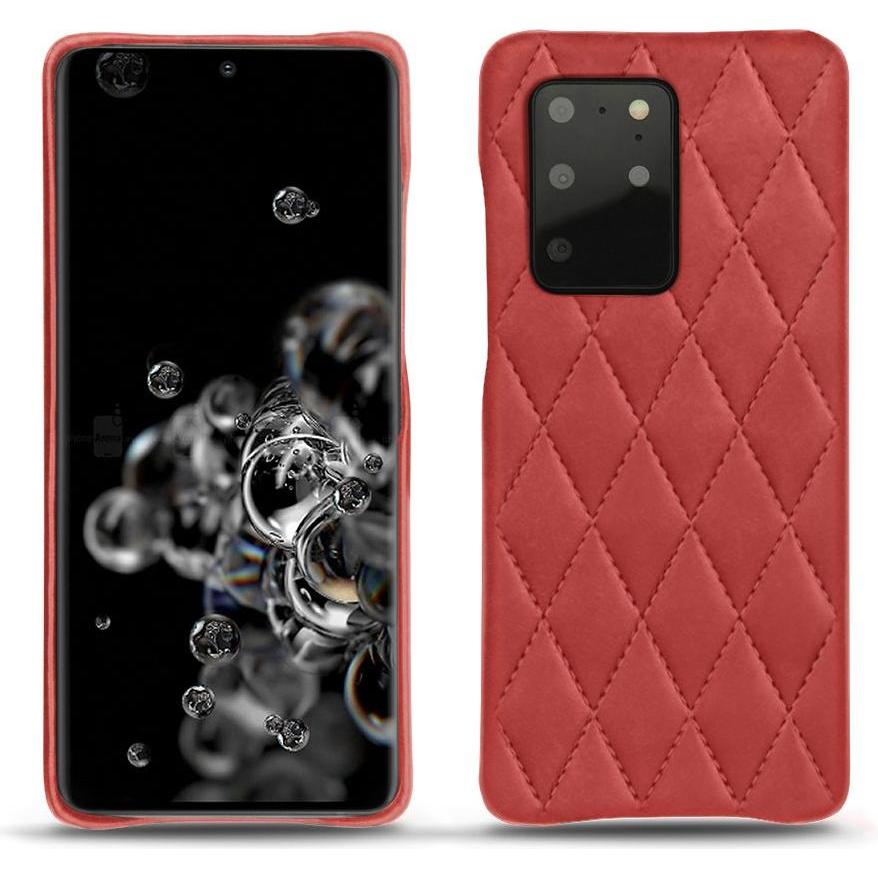 Noreve Lederschutzhülle (Samsung Galaxy S20+ 5G), Smartphone Hülle, Rot