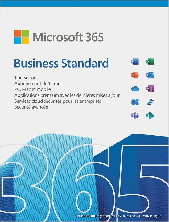 Immagine prodotto Microsoft 365 Business Standard (francese) (1 Utente, 12 mesi)