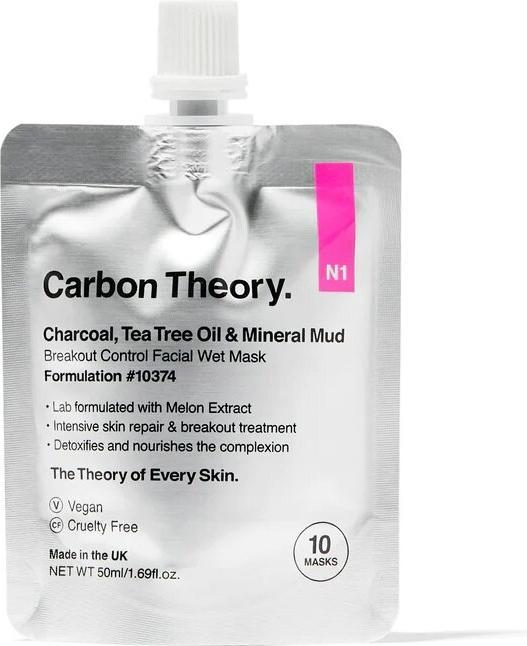 Actual product image Carbon Theory Skincare Face Mask and Serum Christmas Gifts Stocking Filler New (50 ml)