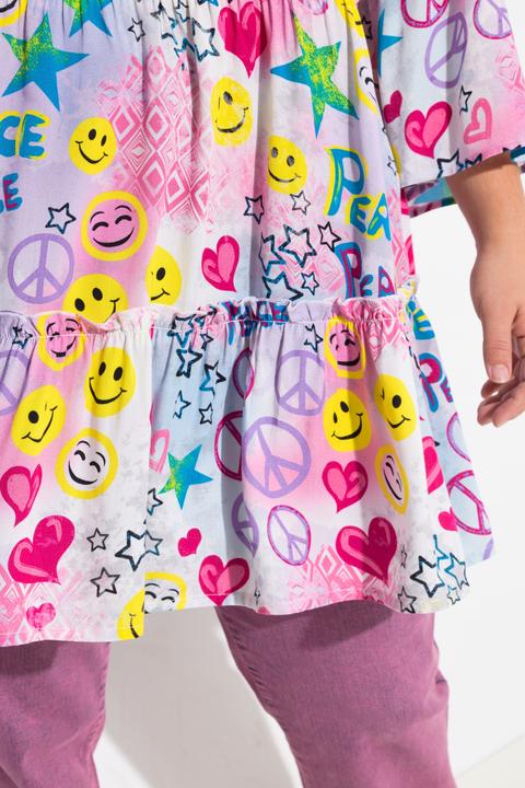 Produktbild Angel of Style Tunika, Smiley, 3/4-Ärmel, Volants (48)