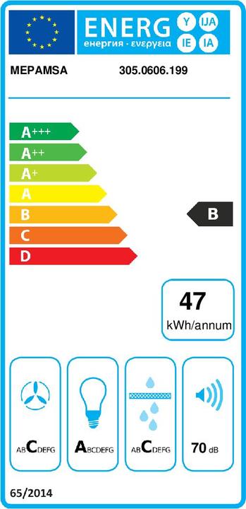 Energy Label Mepamsa Smart Plus Neo