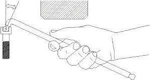 Actual product image Gedore 42 DKEL 2.5 Hex key L-wrenches XL Double ballpoint hexagon socket 2.5 mm