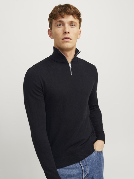 Image du produit Jack & Jones Pull-over en tricot semi-zip (M)