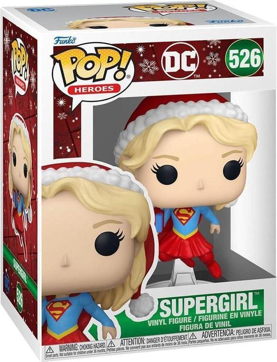 Actual product image Funko DC Comics POP! Heroes Vinyl Figure Holiday '24- Supergirl 9 cm