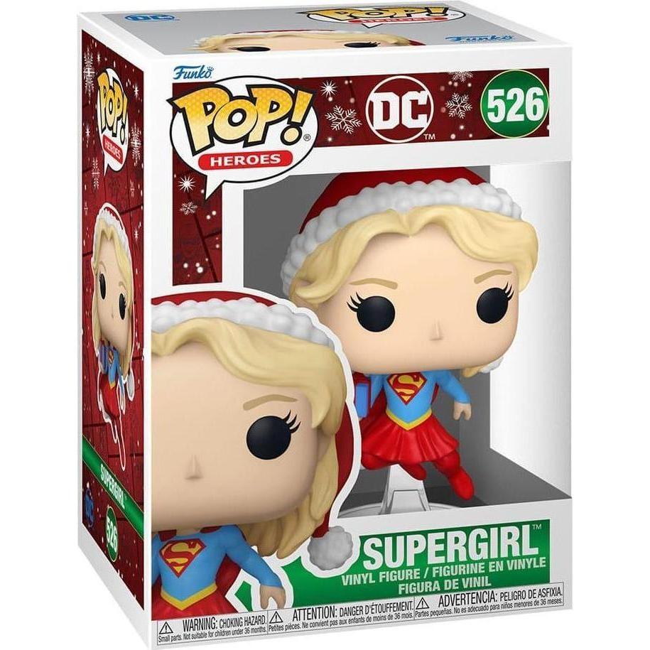 Thumbnail - Funko DC Comics POP! Heroes Vinyl Figur Holiday '24- Supergirl 9 cm