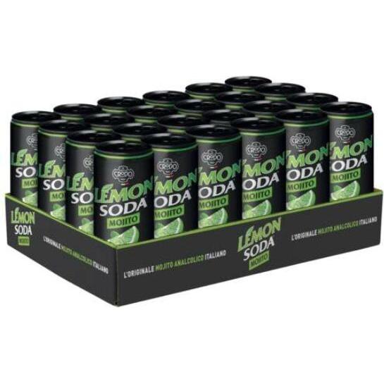 Lemon Soda Crodo Mojito Lemonade (24 X 330 Ml) - Lime - Natural Flavours - Southern Italy Juice - Refreshing And Fruity - Alcohol-free Cocktail - Box - View #6