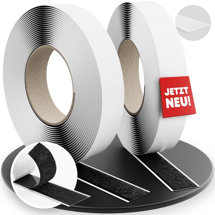 Image du produit Label-the-cable LTC Klettrolle Easy Tape Strap 8mx20mm Bündeln&Ordnen schw (20 mm)