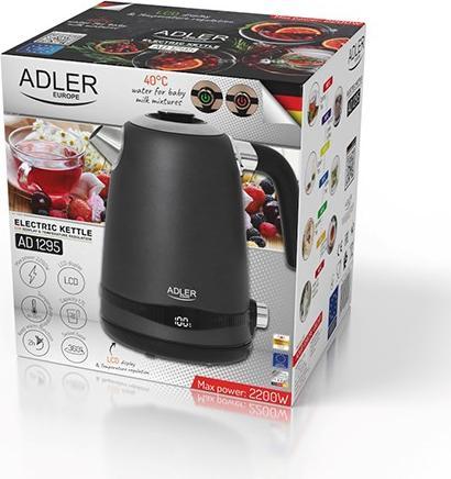 Produktbild Adler Metallkessel 1 7L mit LCD & Temperaturregelung (1.70 l)